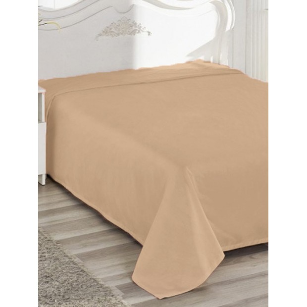 Простыня из сатина гладкокрашенного - Шампань (ОПТ)