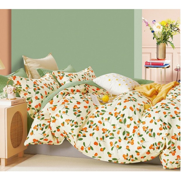 Постельное белье сатин люкс - Брусника