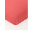Простыня трикотажная на резинке - Коралл - small1