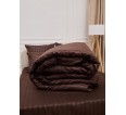 Пододеяльник Микрофибра Страйп - Шоколад - small1