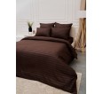 Пододеяльник Микрофибра Страйп - Шоколад - small3