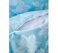 Наперник для подушки из тика с кантом - Голубой - small1