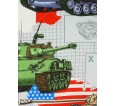 Подушка из бязи детская 50x70 - Танк - small1