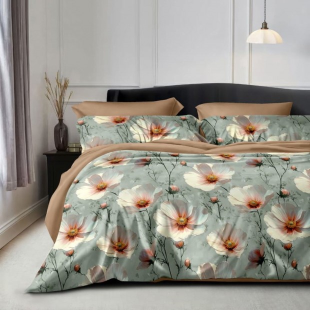 Постельное белье поплин люкс - Первоцвет