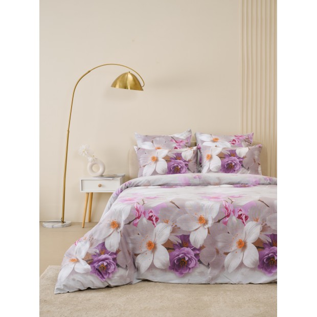 Пододеяльник бязь люкс на молнии - Нарциссы