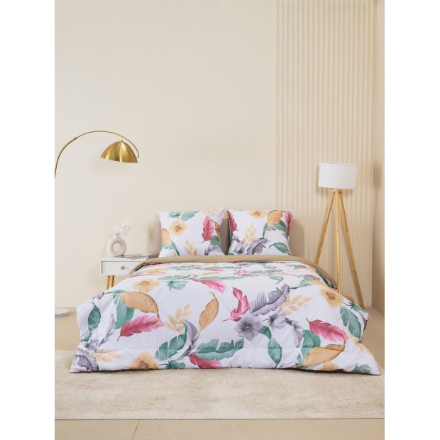 Комплект постельного белья с одеялом - Листья тропиков