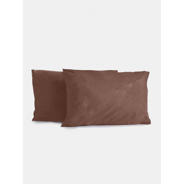 Наволочка полисатин гладкокрашеный - Какао