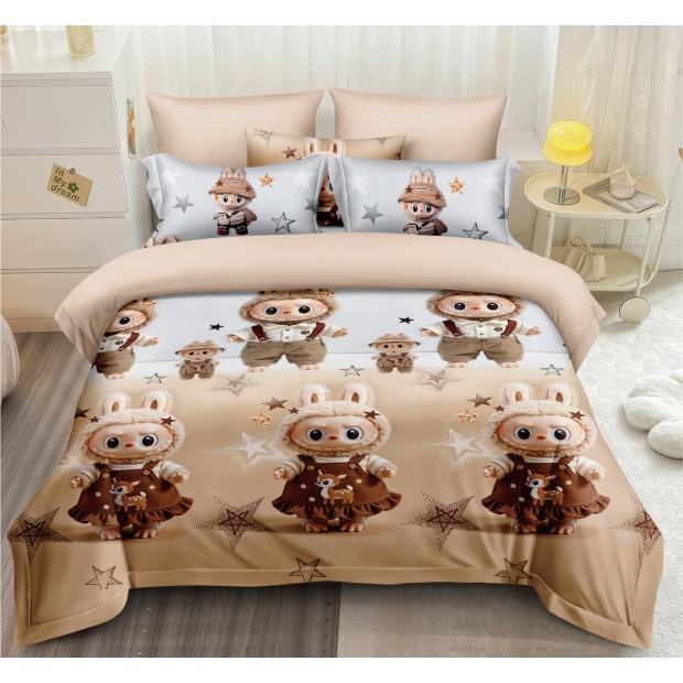 Постельное белье детское поплин на молнии - Мягкое Чудо