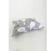 Подушка детская из поплина 50x70 - Гусь обнимусь, цвет серый - small1