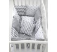 Бортики в кровать - Серый - small1