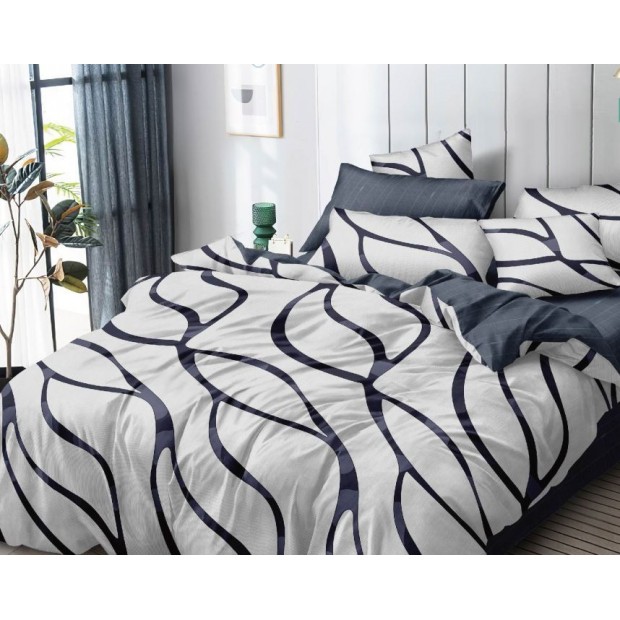 Постельное белье поплин эксклюзив на молнии - Гвен