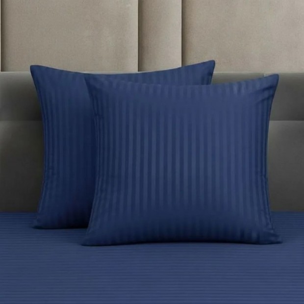 Комплект наволочек Микрофибра Страйп - Синий 1х1