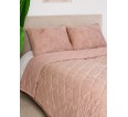 Набор покрывало и чехлы на подушку - Кристалл, цвет пудра - small6