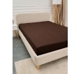 Простыня Микрофибра Страйп - Шоколад - small1