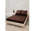 Простыня Микрофибра Страйп - Шоколад - small5